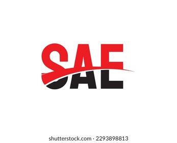 sae letter initial logo design vector stock vector royalty
