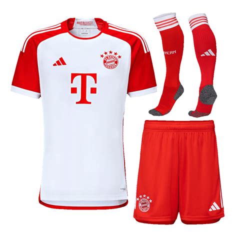 Bayern Munich Soccer Whole Kit Jersey Short Socks Replica Home 2023