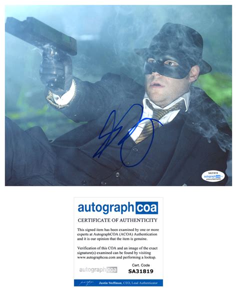 Seth Rogen Green Hornet Signed Autograph 8x10 Photo Acoa Outlaw Hobbies Authentic Autographs