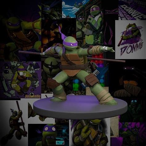 Donatello From The Teenage Mutant Ninja Turtles 3d Model Rigged Cgtrader