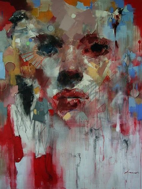 Paintings By Ryan Hewett Abstract Portrait Painting Art Painting