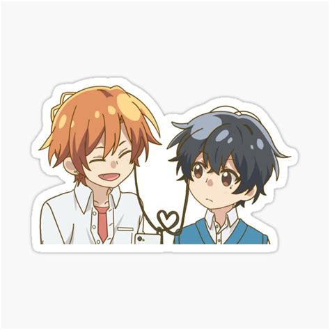 Sasaki And Miyano Anime BL Manga Sticker For Sale By WTFluffCorgis