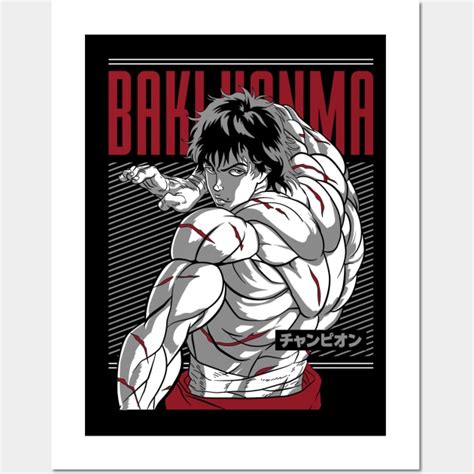 Baki Hanma Baki Hanma The Grappler Posters And Art Prints Teepublic