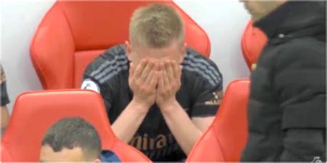 Arsenal Why Oleksandr Zinchenko Was In Tears On Bench Vs Liverpool