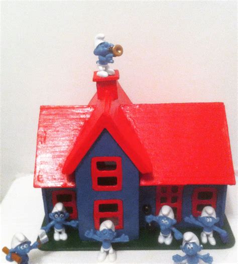 Домик смурфиков | Bird house, Decor, Outdoor decor