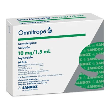 Farmacia Nbio Omnitrope Verde Mg Ml Cartuchos Env Os A