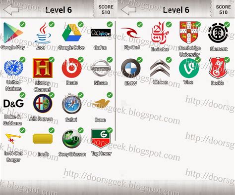 Logo Quiz! Level 6 (Candy Logo) ~ Doors Geek