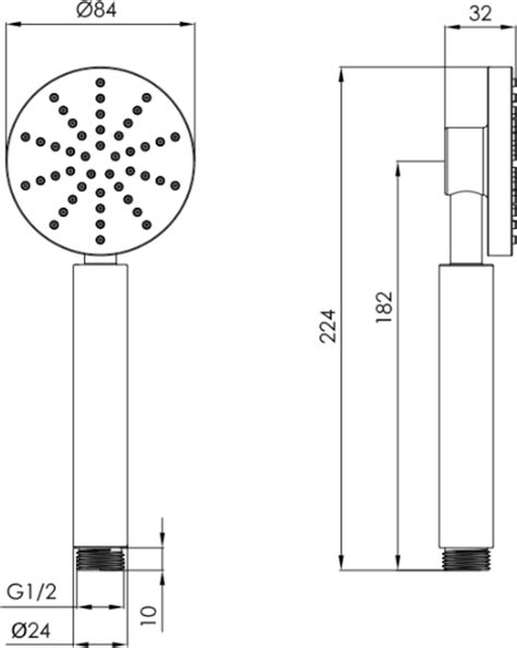 Ben Engraved Cross Inbouw Regendoucheset Cm Geborsteld Koper