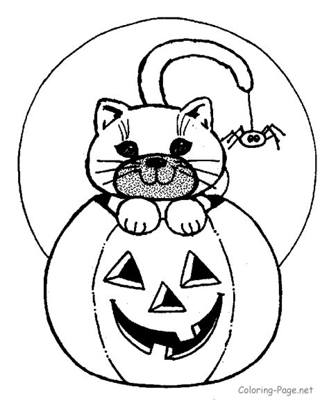 Free Halloween Coloring Pages Clip Art Library