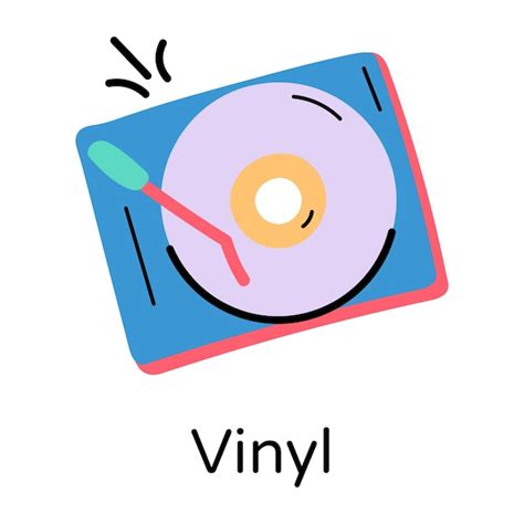 Premium Vector Retro Music Doodle Icon Of Vinyl