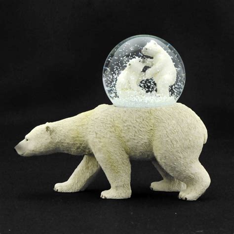 Polar Bear Snow Globes Christmas Snow Globes Christmas Globes