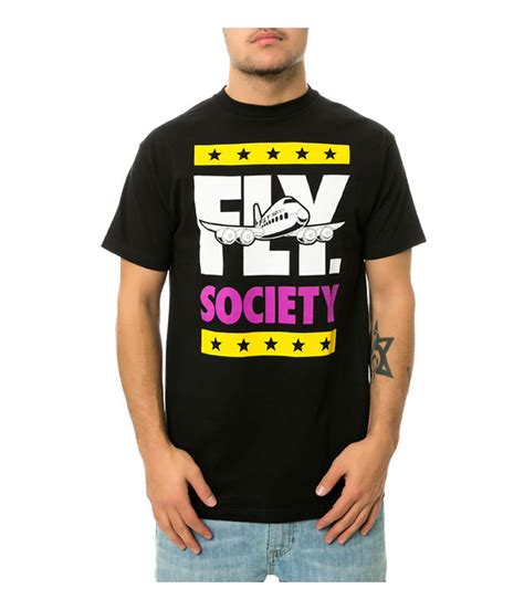 Fly Society Mens The Fly Block Graphic T Shirt Mens Apparel Free