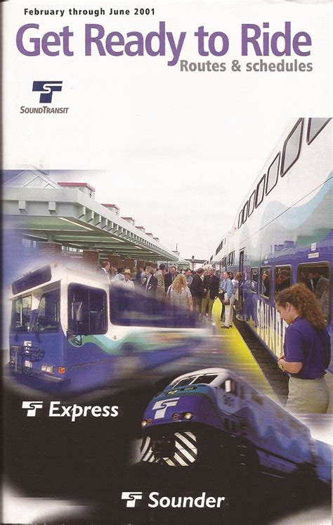 Stttsystemfeb Sound Transit System Timetable February Mpar