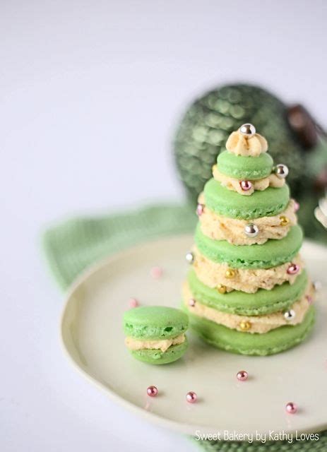 Christmas Macarons Weihnachtsbaum Macaron Monday By Kathy Loves