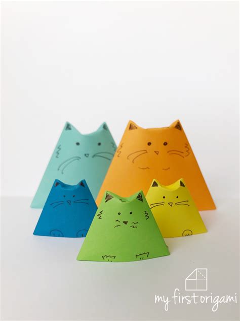 Origami Cat - my first origami