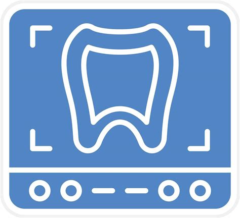 Tooth Xray Vector Icon 31872996 Vector Art At Vecteezy