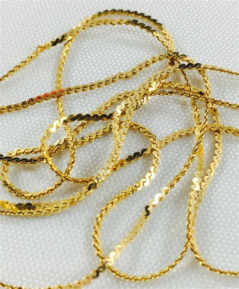 Vintage 10k Yellow Gold Italian s Chain Designer - Etsy