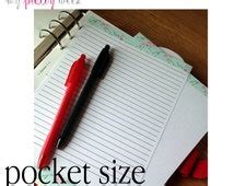 Popular items for filofax pocket size on Etsy