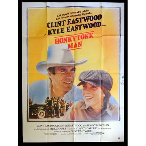 Honkytonk Man French Movie Poster 47x63 1982 Clint Easwood Clint