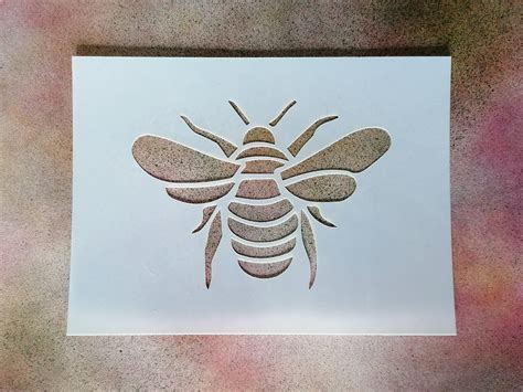 Honey Bee Reusable Stencil 190-micron Mylar A5 A4 A3 | Etsy