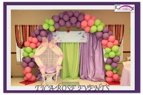 Tinkerbell And Butter Flies Baby Shower Party Ideas Photo Of