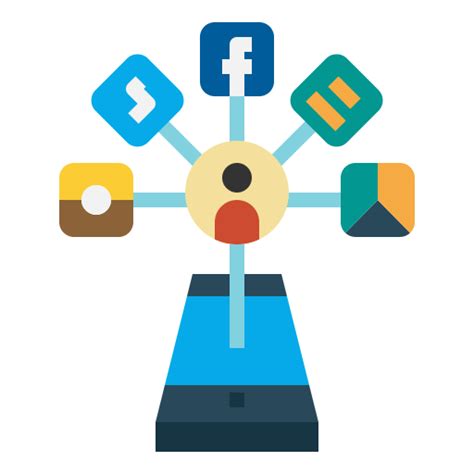 Social Media Flat Icon Png