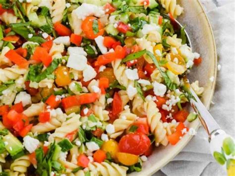 Chickpea Pasta Salad Recipe Whisk