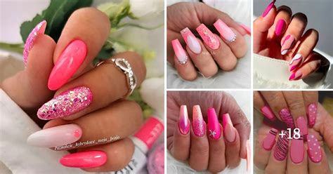 22 Barbiecore Hot Pink Nail Designs For Hot Girls