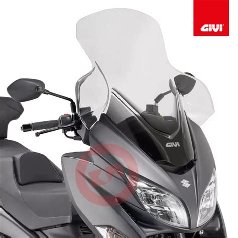 Givi Pare Brise Cran Haut Transparent Pour Suzuki Burgman