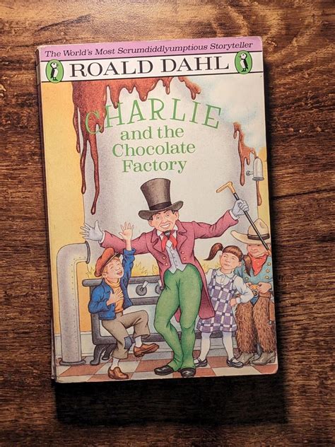 CHARLIE & the CHOCOLATE FACTORY Vintage Roald Dahl Willy Wonka ...