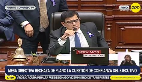 Rpp Noticias On Twitter 🔴 Envivo Mesa Directiva Del Congreso