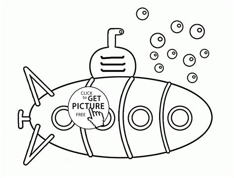 Drawings Submarine Transportation Printable Coloring Pages Porn Sex