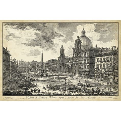 Rosalind Wheeler Leinwandbild Veduta Di Piazza Navona Von Piranesi