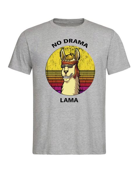 Koszulka Lama No Drama Lama Koszulka Lama No Drama Prezent No