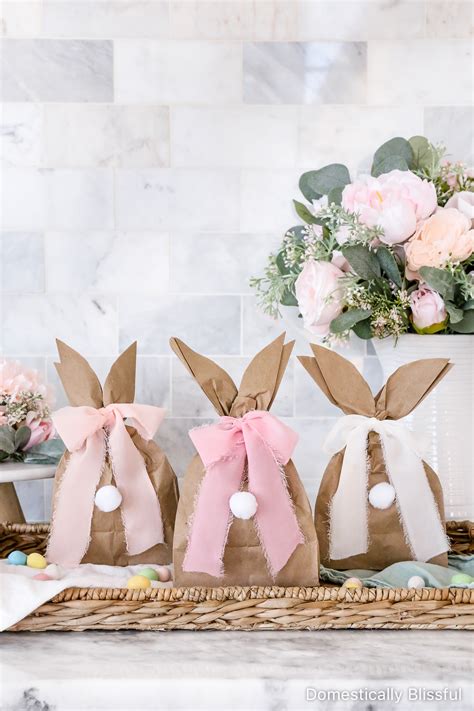 Diy Easter Bunny T Bags Domestically Blissful