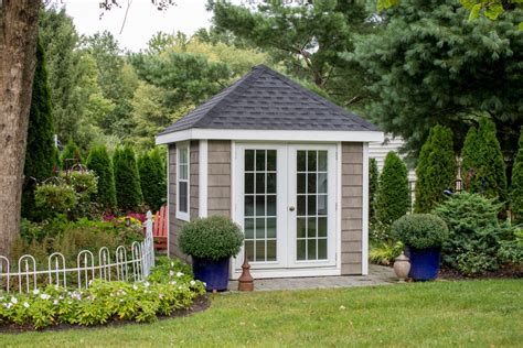 Custom Amish Built Hip Roof Style Sheds - Lapp Structures, LLC