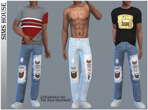 The Sims Resource Men S Ripped Jeans