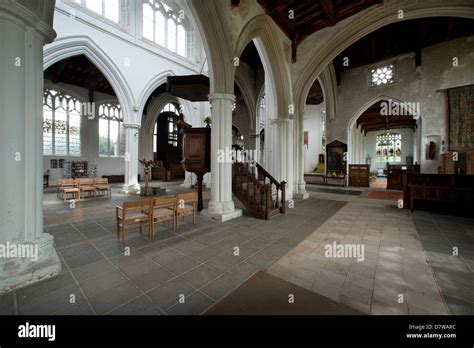 Thaxted Church Interior Essex England 14 May 2013 Seen Here Interior Of St John The Baptist