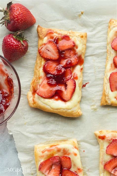 Easy Strawberry Cream Cheese Danish The Recipe Rebel