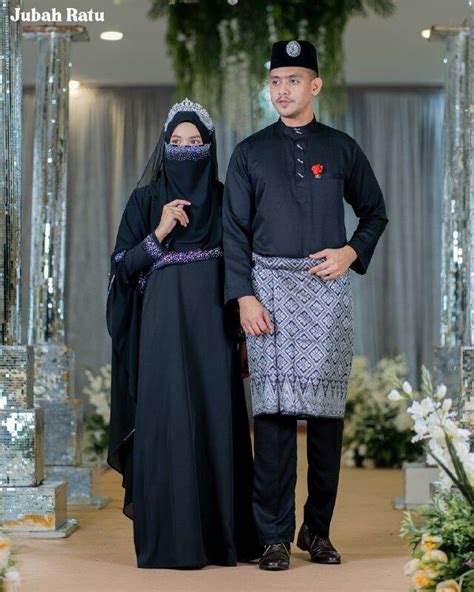 Baju Pengantin Melayu Hitam Paul Springer