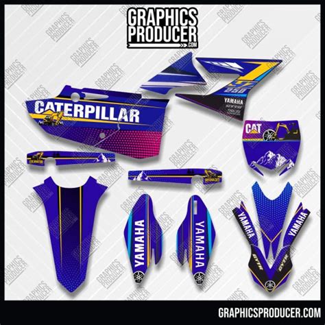 Yamaha YZ 125-250 [2015-21] Custom Design – “Caterpillar” - Graphics Producer