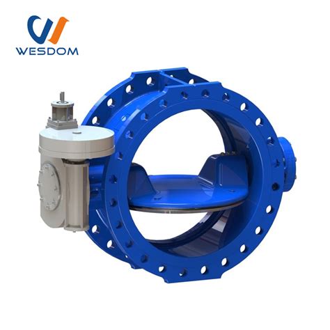 Three Eccentric Metal Hard Seal Flange Butterfly Valve Wesdom Group