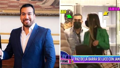 Álvaro Paz de la Barra se luce con Jamila Dahabreh mientras Sofía