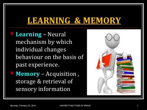 LEARNING MEMORY