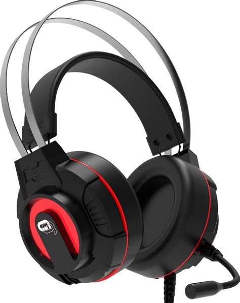 Best Buy Alpha Gaming Vertex Wired Stereo Gaming Headset Black Red 7066bb