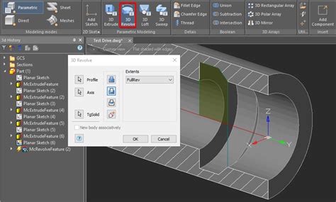 Nanocad D Solid Modeling Module