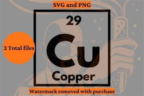 Periodic Table Symbol Cu Copper Graphic by Periodic Bliss · Creative ...