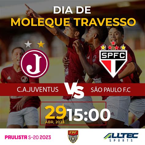 Clube Atlético JuventusJuventus encara São Paulo no Paulista Sub 20