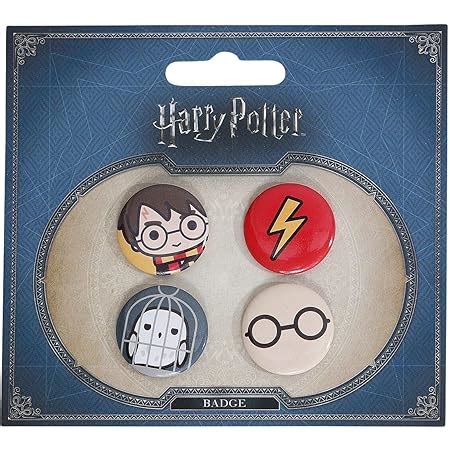 Set 4 Pin Harry Potter Surtido Amazon Es Hogar Y Cocina