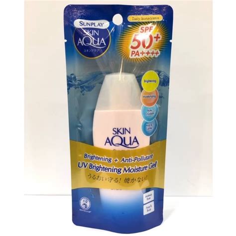 Sunplay Skin Aqua Uv Brightening Moisture Gel 80g Shopee Malaysia